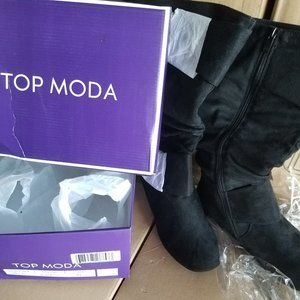 Stylish Black Boots Model#: Bank 81/Size 81/2